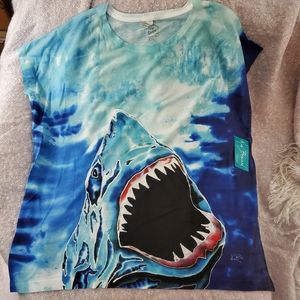 Live Free .ink Shark shirt Kim Braun